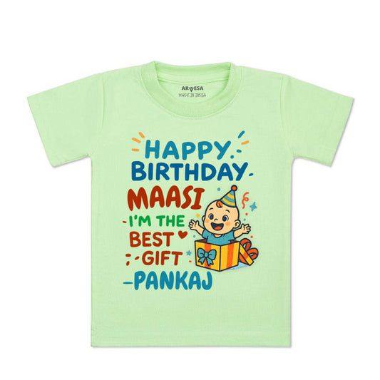 Arvesa Happy Birthday Maasi Baby Boy & Girl Dress
