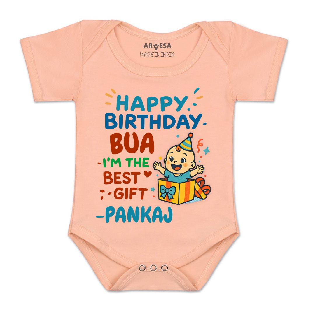 Arvesa Happy Birthday Bua Baby Boy & Girl Dress