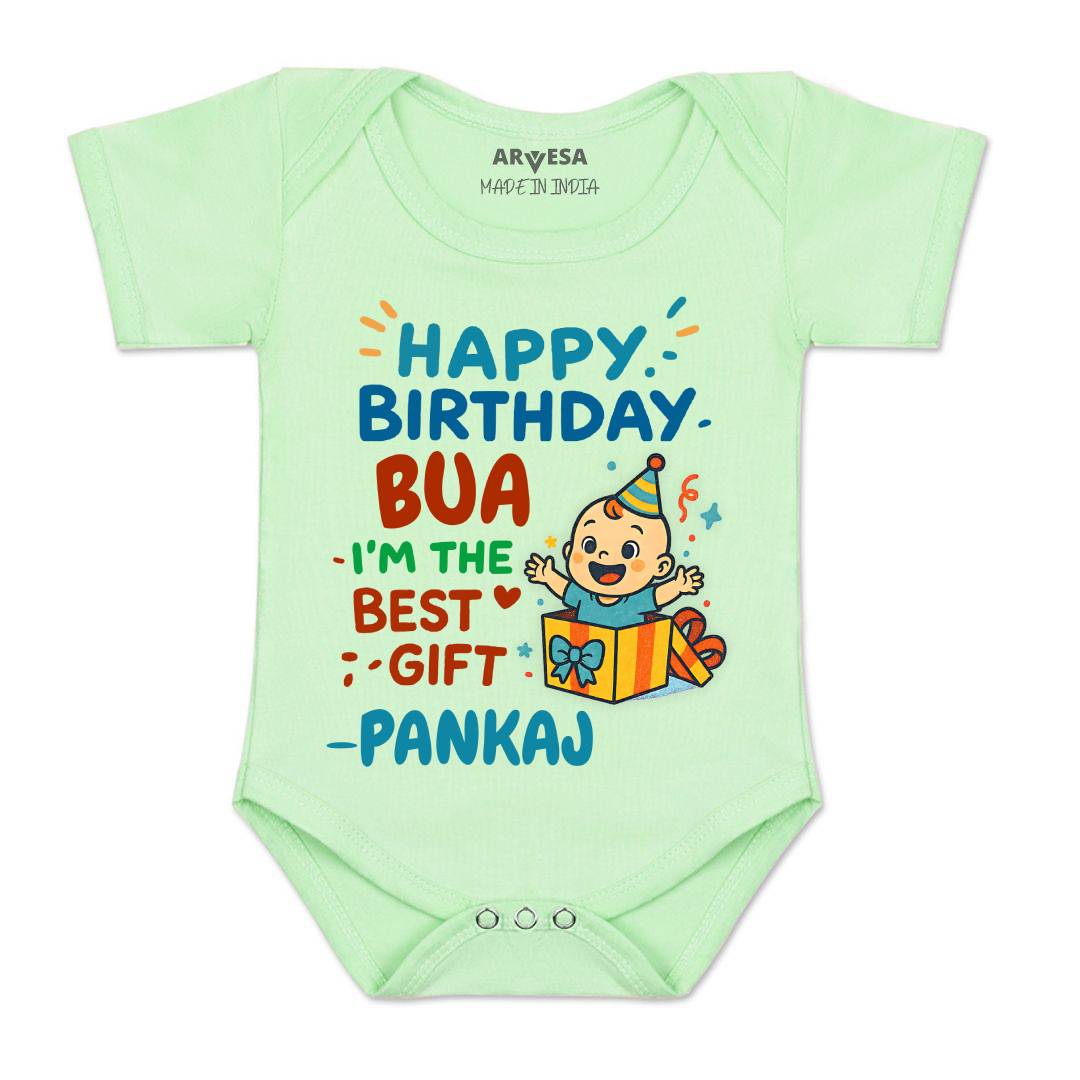 Arvesa Happy Birthday Bua Baby Boy & Girl Dress