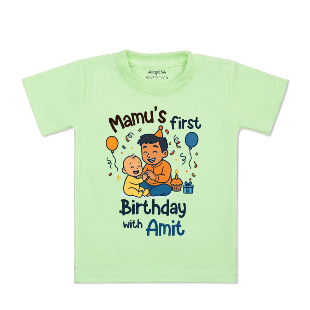 Arvesa Mamu First Birthday With Me Baby Boy & Girl Dress
