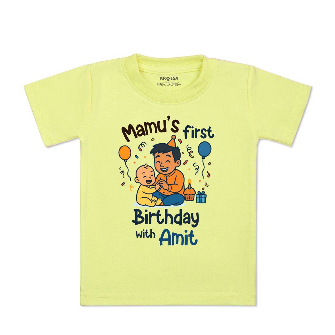 Arvesa Mamu First Birthday With Me Baby Boy & Girl Dress