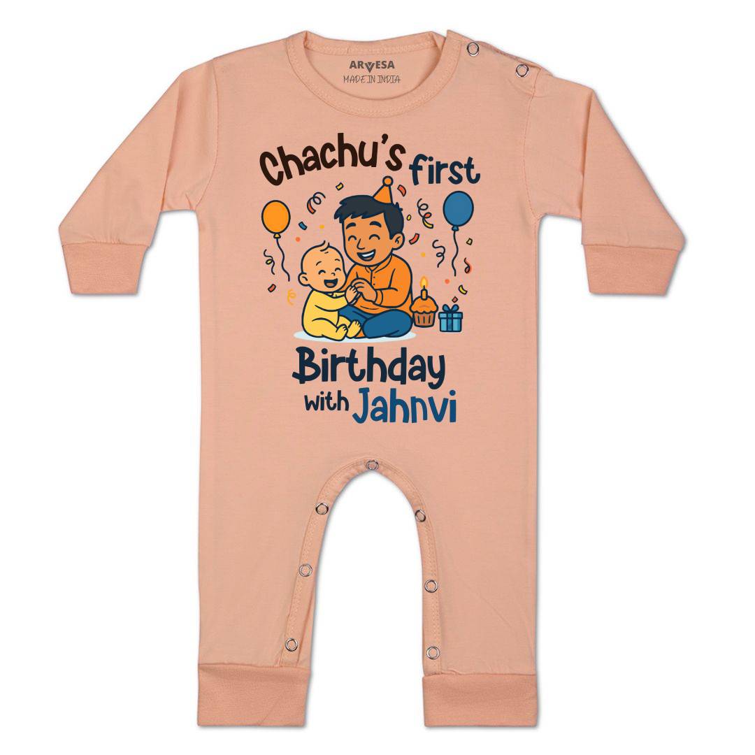 Arvesa Chachu First Birthday With Me Baby Boy & Girl Dress