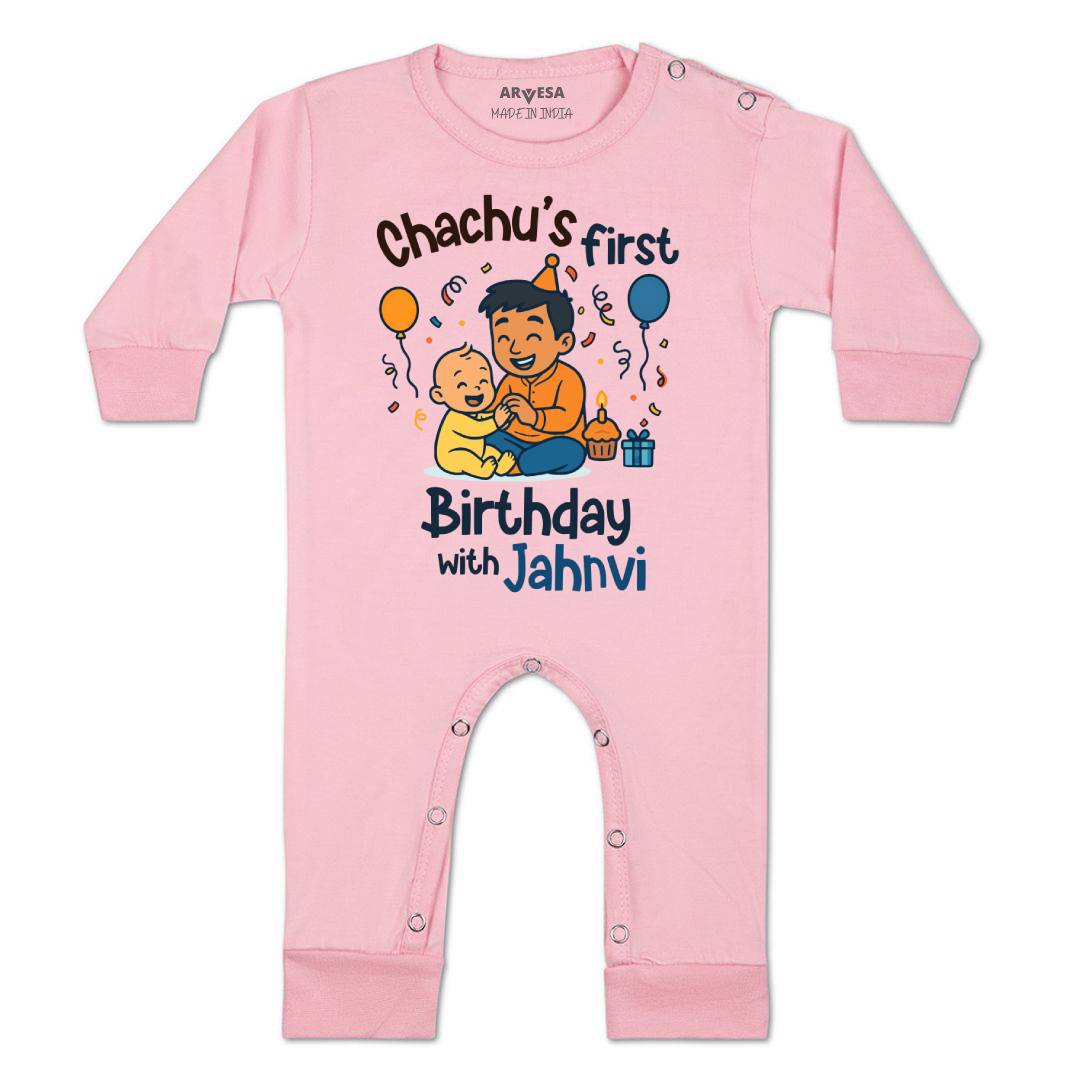 Arvesa Chachu First Birthday With Me Baby Boy & Girl Dress