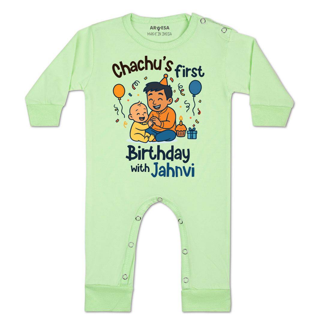 Arvesa Chachu First Birthday With Me Baby Boy & Girl Dress