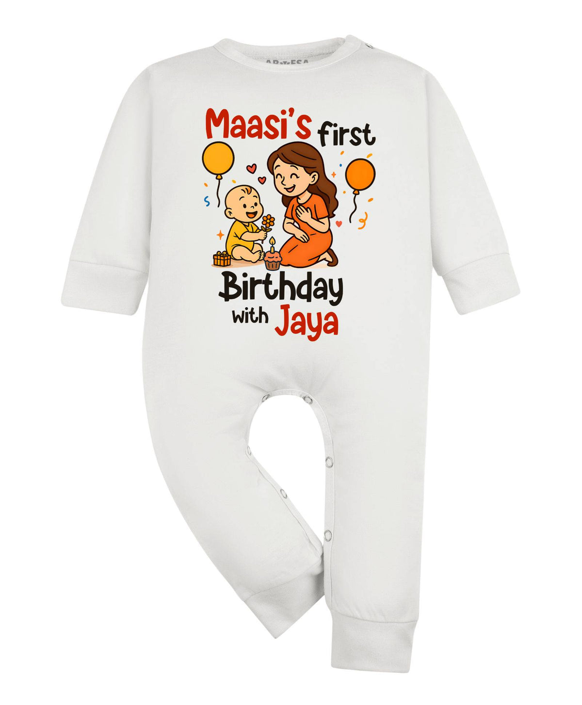 Maasi First Birthday With Me Family Birthday - Jumpsuit