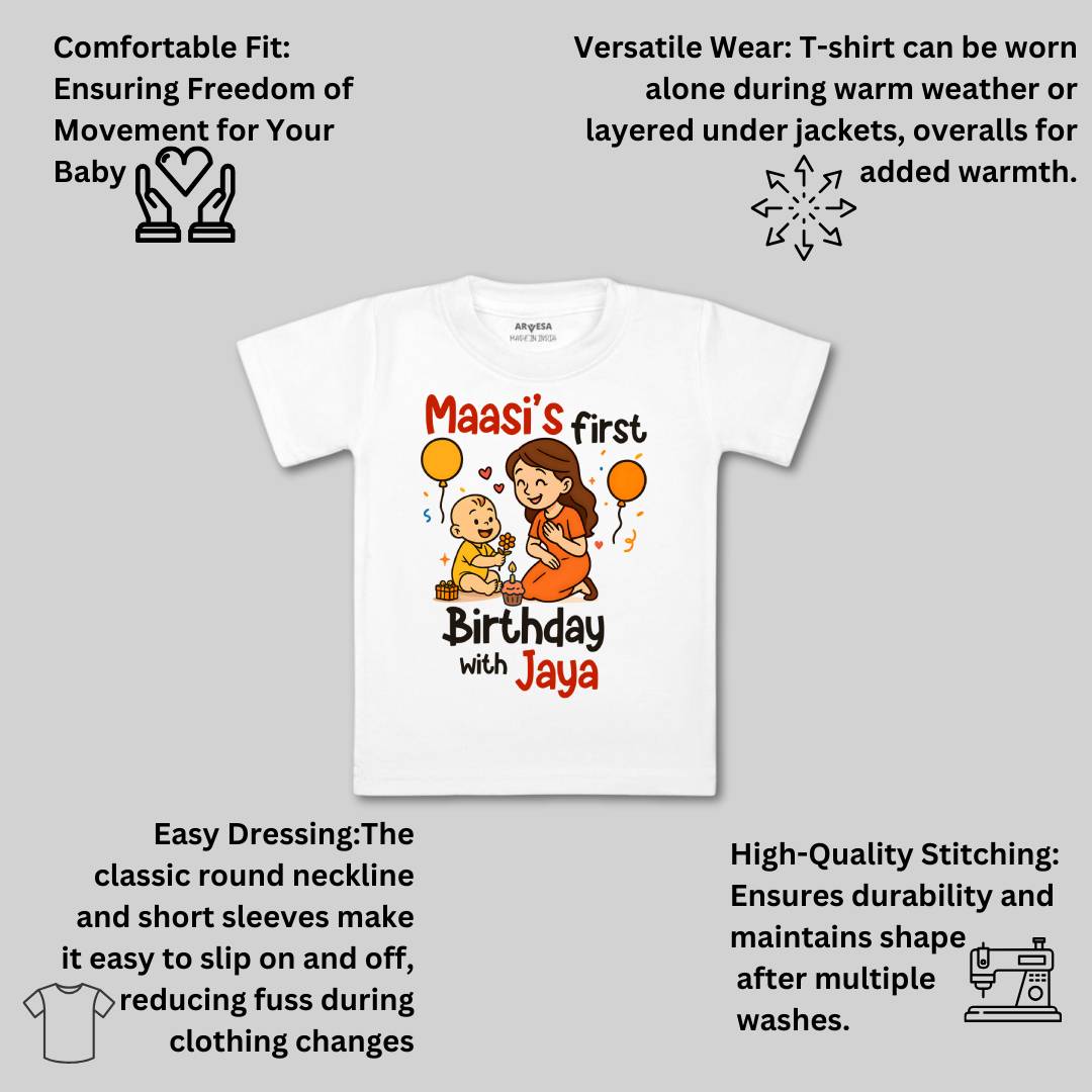 Arvesa Maasi First Birthday With Me Baby Boy & Girl Dress