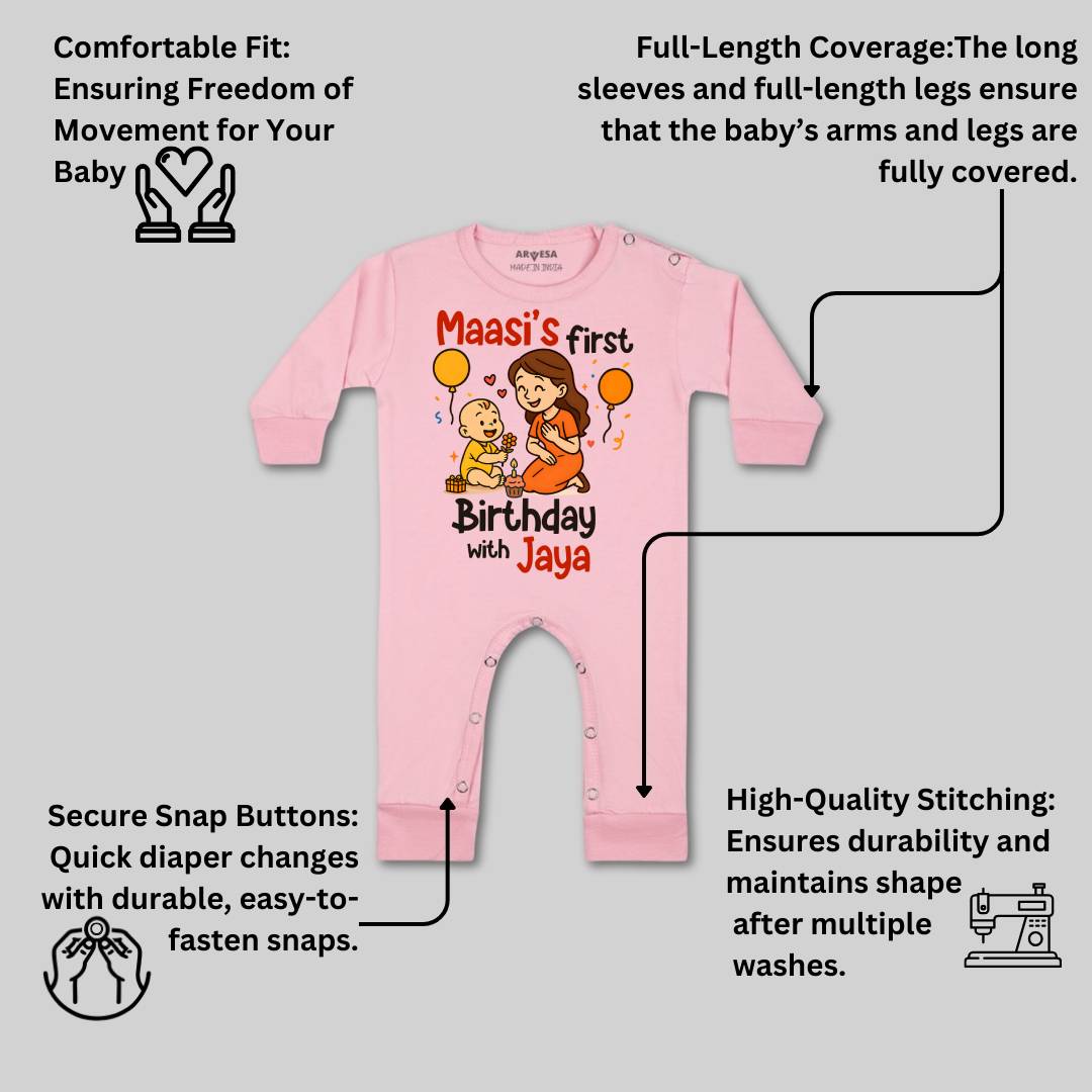 Arvesa Maasi First Birthday With Me Baby Boy & Girl Dress