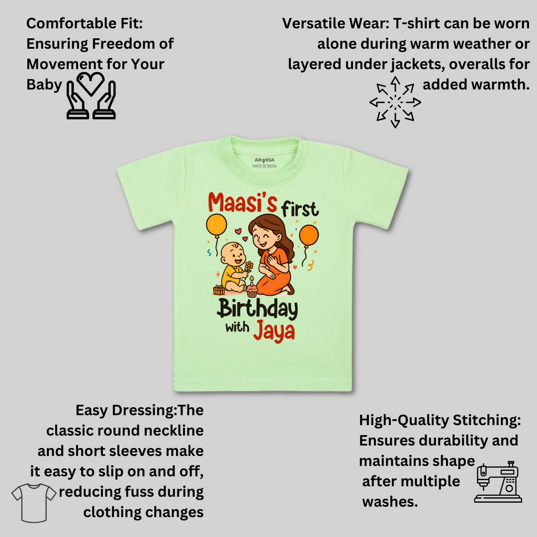 Arvesa Maasi First Birthday With Me Baby Boy & Girl Dress