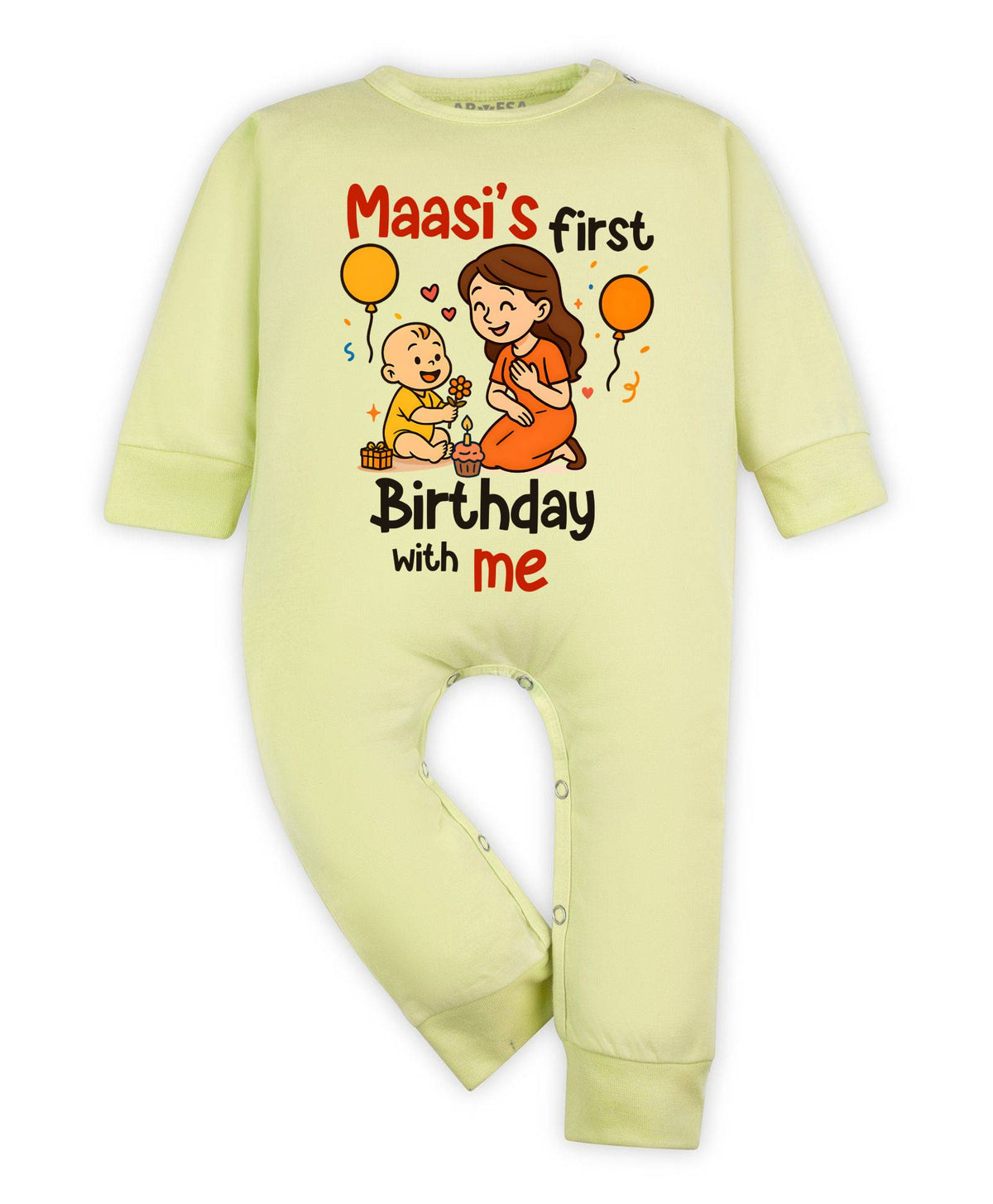 Maasi First Birthday With Me Family Birthday - Jumpsuit