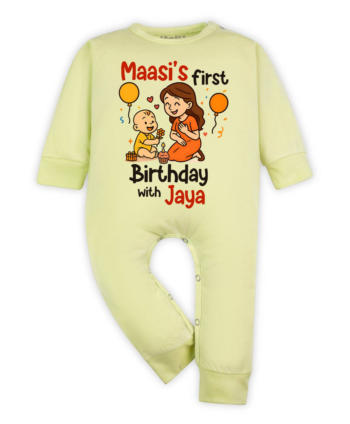 Maasi First Birthday With Me Family Birthday - Jumpsuit