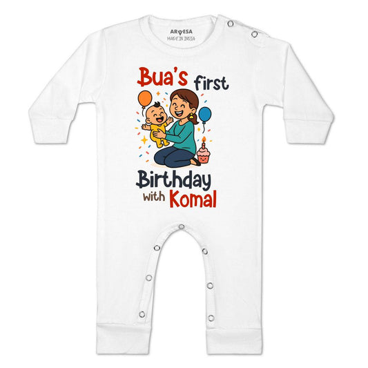 Arvesa Bua First Birthday With Me Baby Boy & Girl Dress