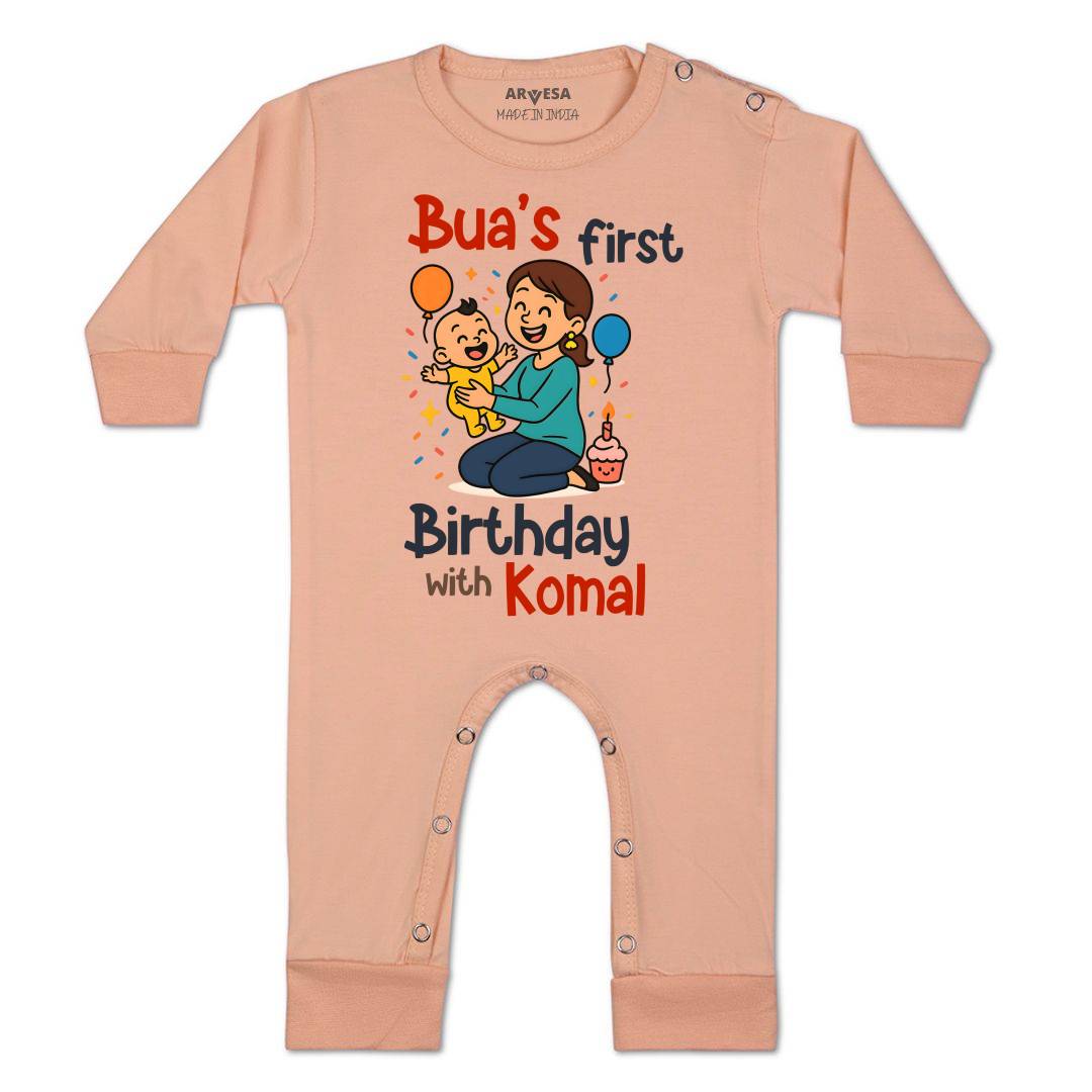 Arvesa Bua First Birthday With Me Baby Boy & Girl Dress