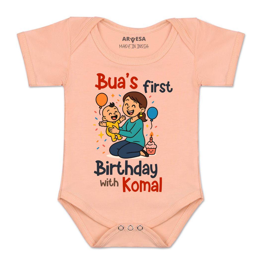 Arvesa Bua First Birthday With Me Baby Boy & Girl Dress