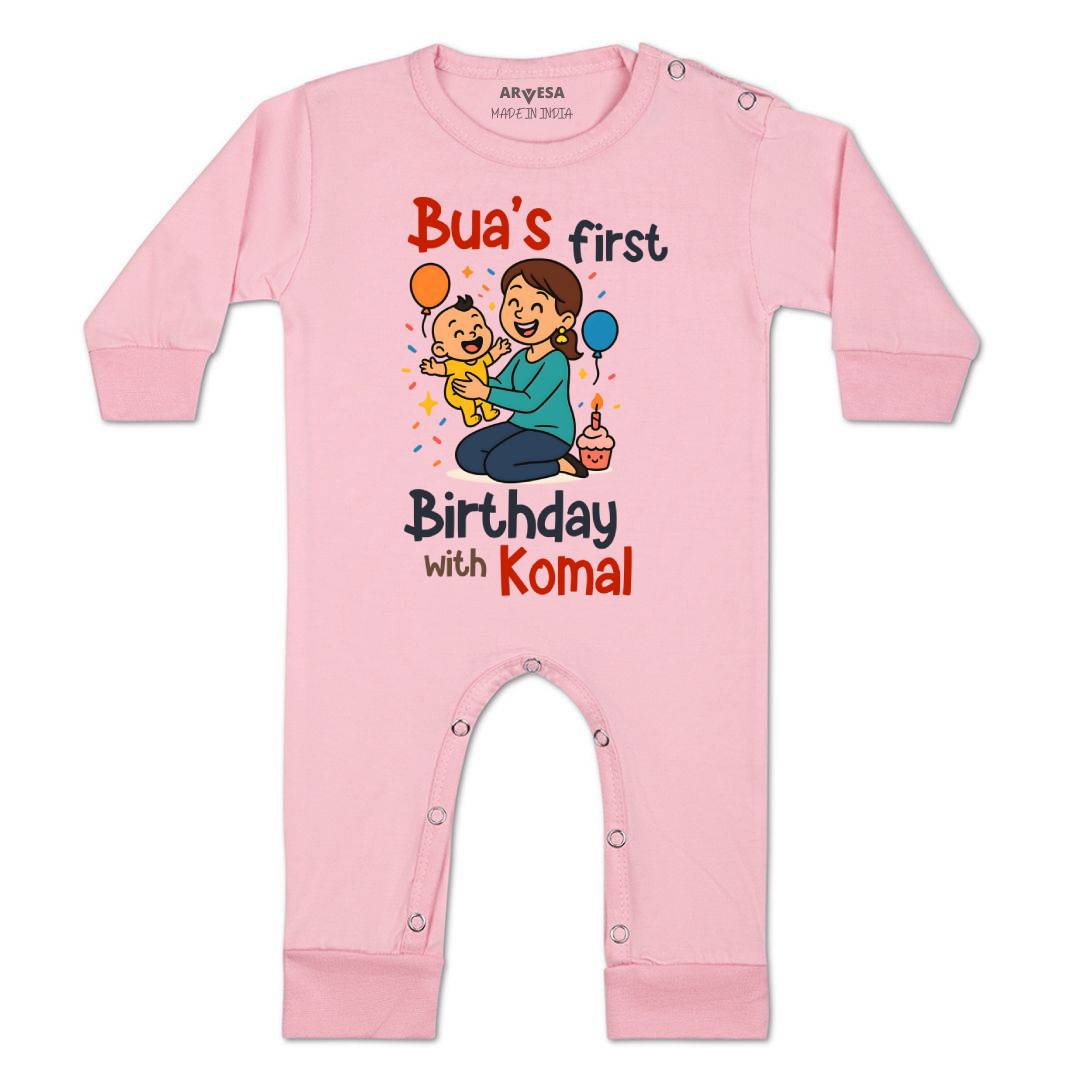 Arvesa Bua First Birthday With Me Baby Boy & Girl Dress