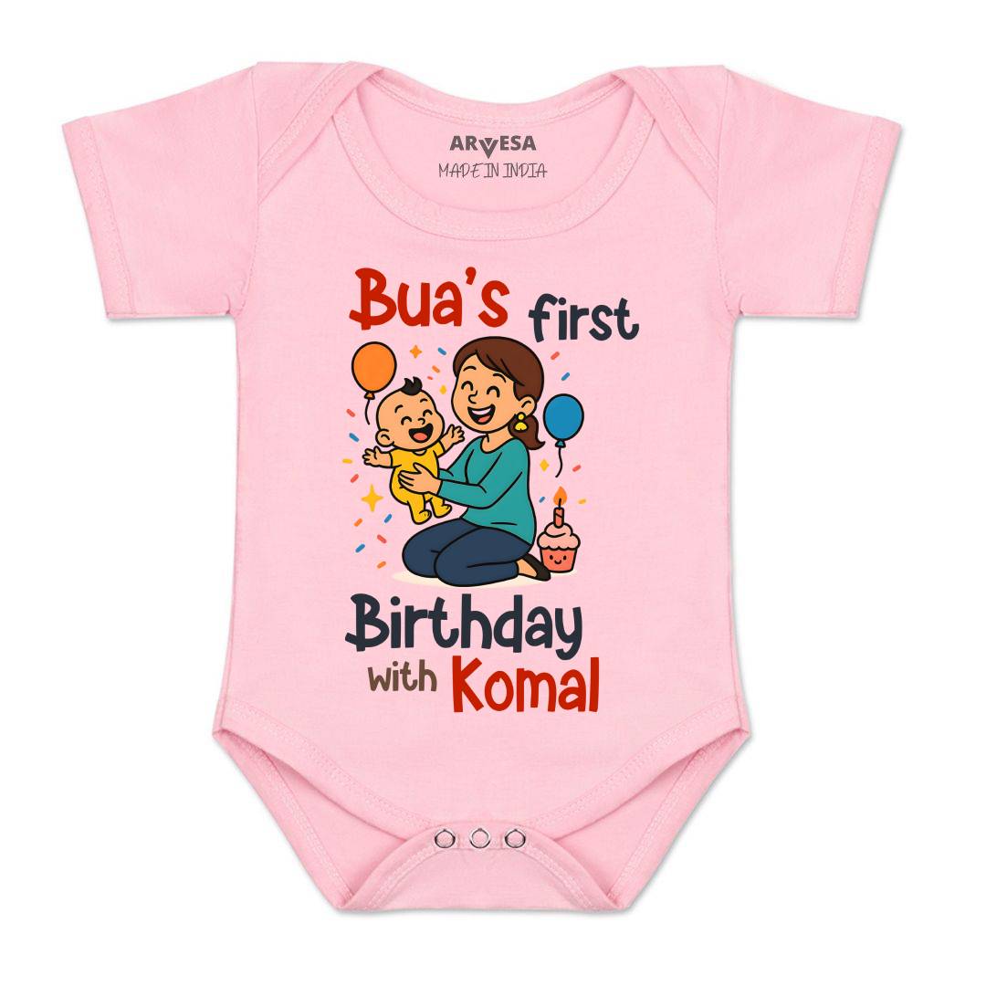 Arvesa Bua First Birthday With Me Baby Boy & Girl Dress