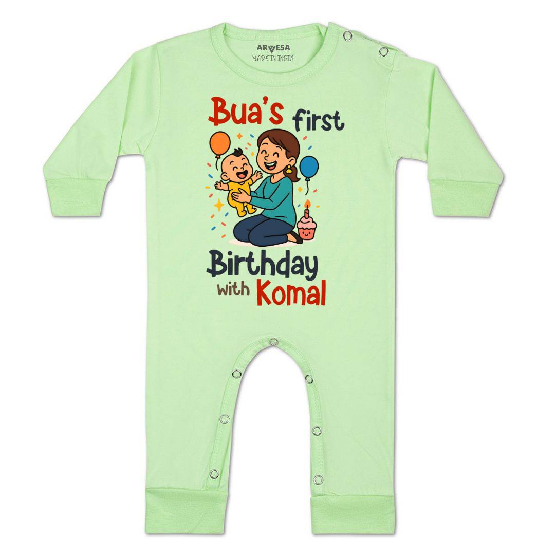 Arvesa Bua First Birthday With Me Baby Boy & Girl Dress