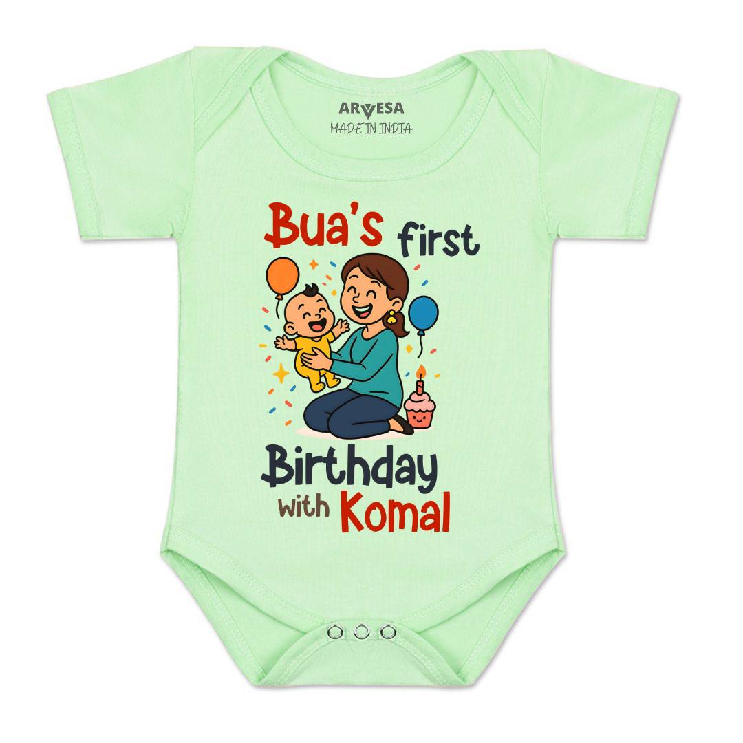 Arvesa Bua First Birthday With Me Baby Boy & Girl Dress