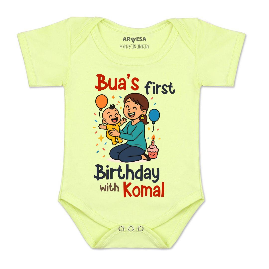 Arvesa Bua First Birthday With Me Baby Boy & Girl Dress