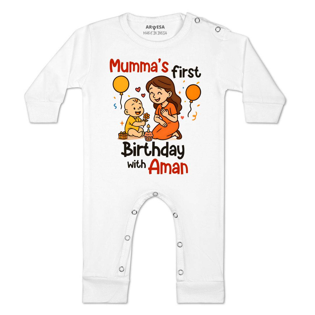 Arvesa Mumma First Birthday With Me Baby Boy & Girl Dress