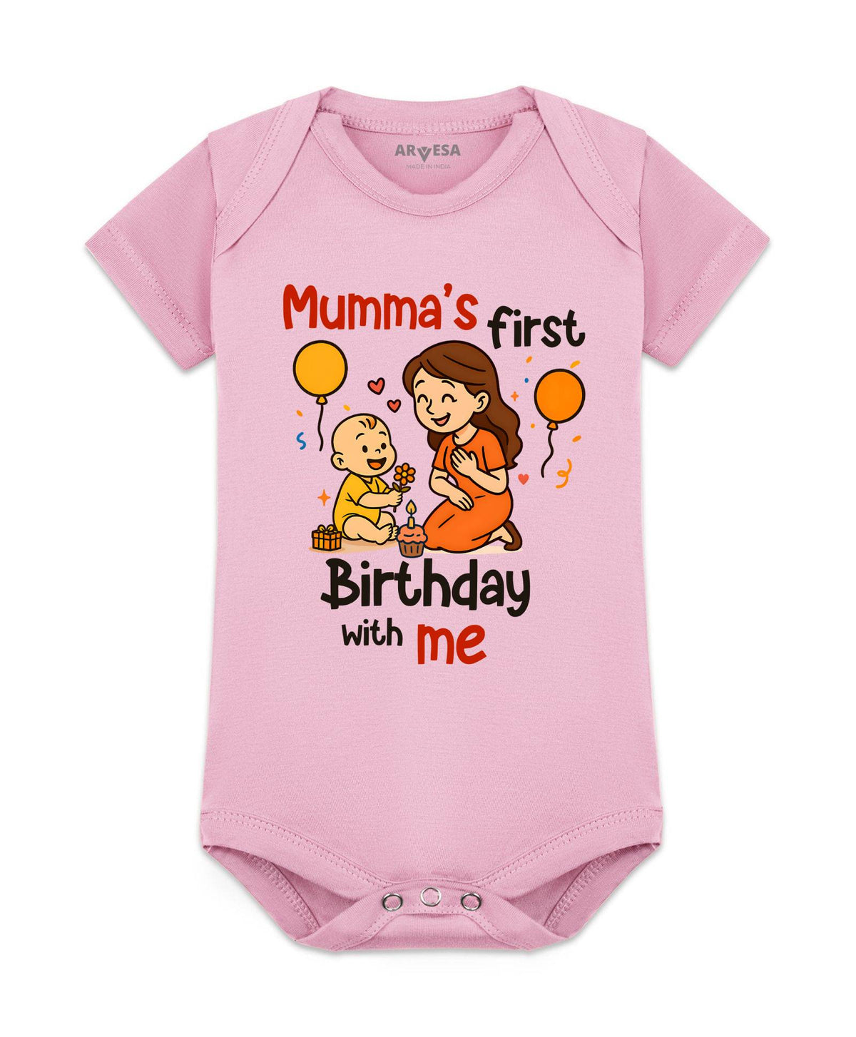Mumma First Birthday With Me Mom Birthday - Romper