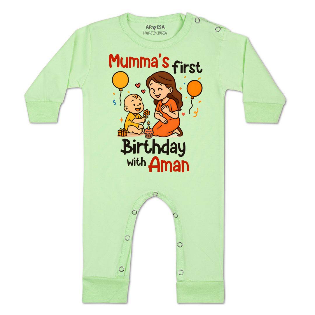 Arvesa Mumma First Birthday With Me Baby Boy & Girl Dress