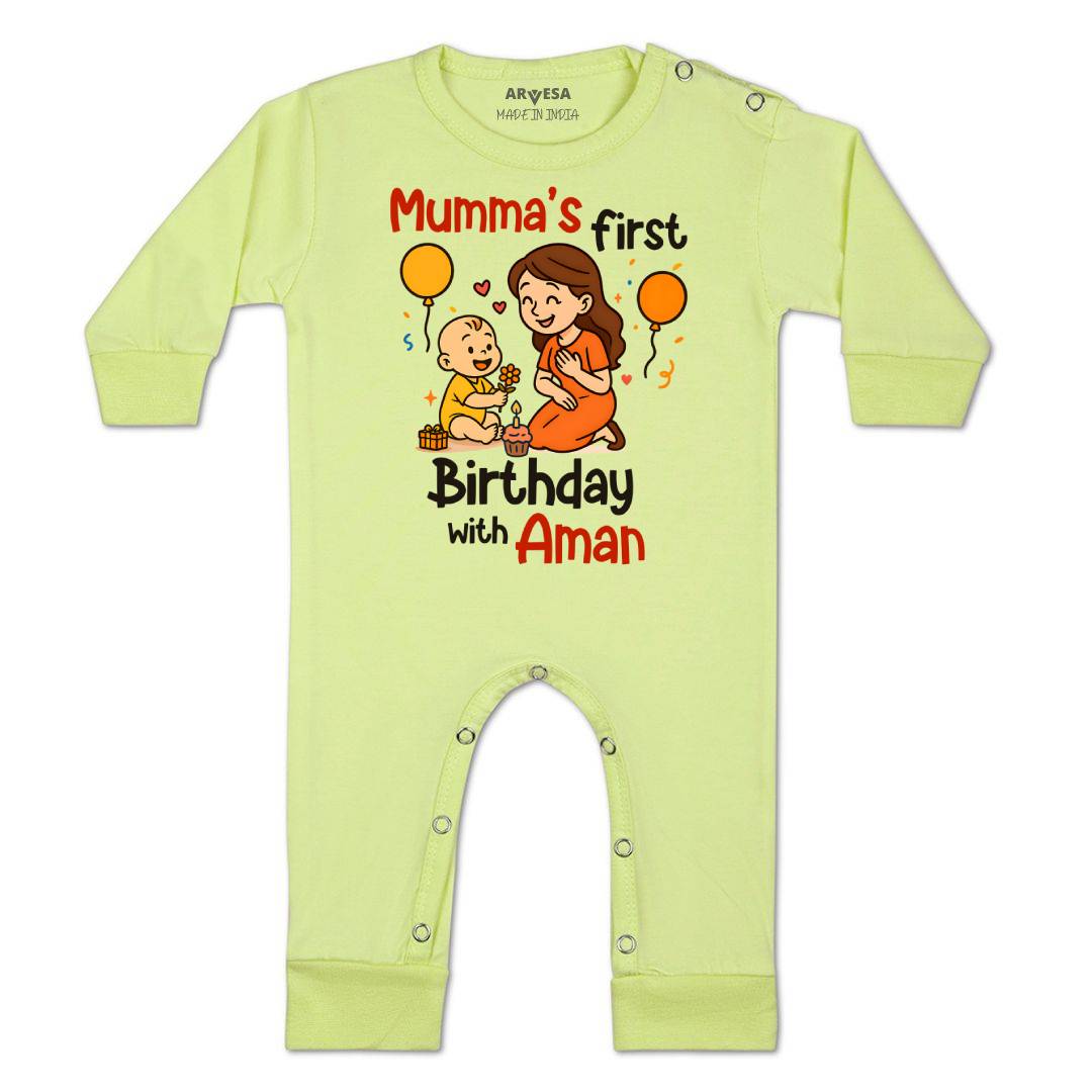 Arvesa Mumma First Birthday With Me Baby Boy & Girl Dress