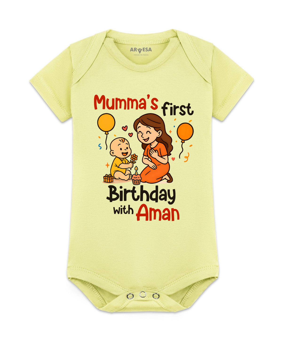 Mumma First Birthday With Me Mom Birthday - Romper