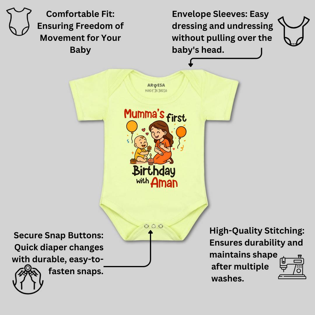 Arvesa Mumma First Birthday With Me Baby Boy & Girl Dress