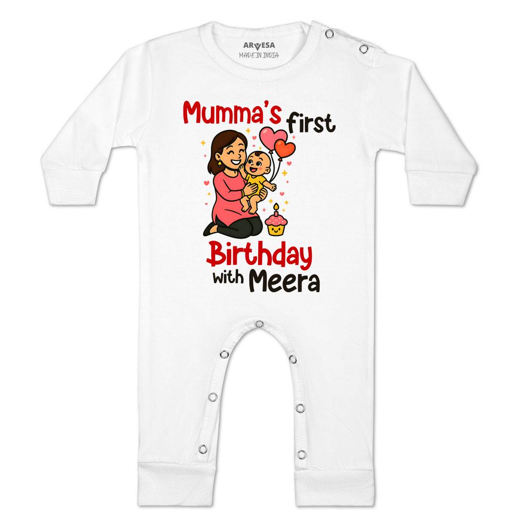Arvesa Mumma First Birthday With Me Baby Boy & Girl Dress
