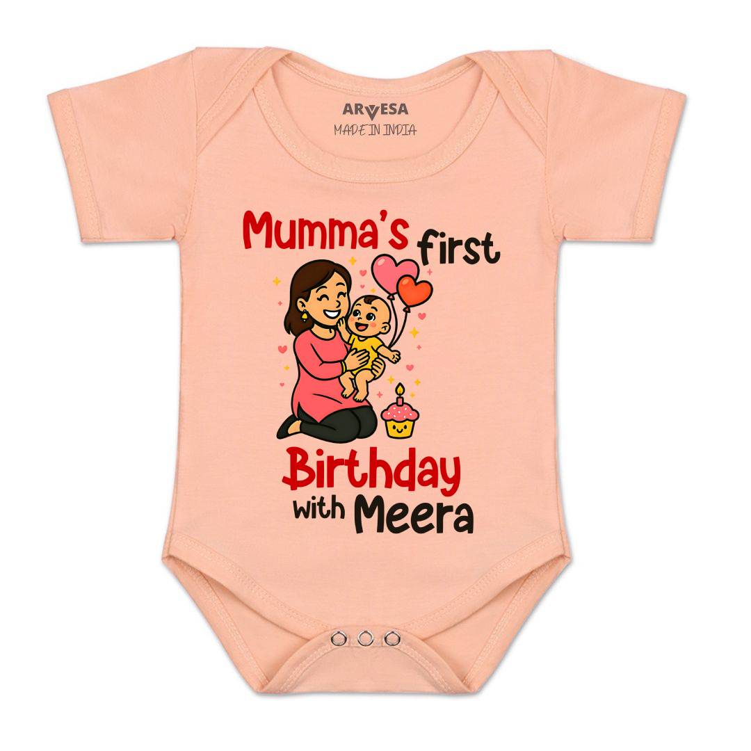 Arvesa Mumma First Birthday With Me Baby Boy & Girl Dress