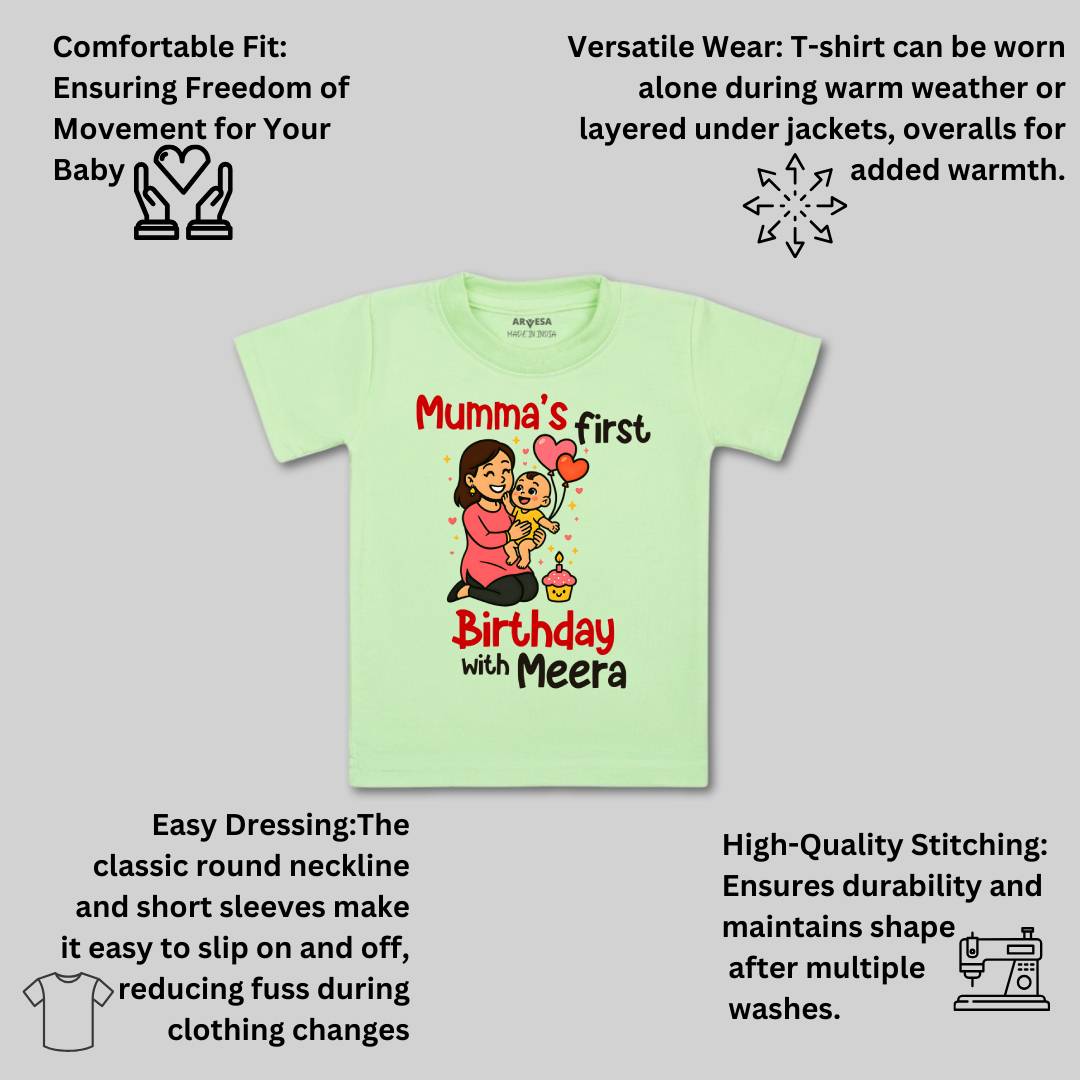 Arvesa Mumma First Birthday With Me Baby Boy & Girl Dress