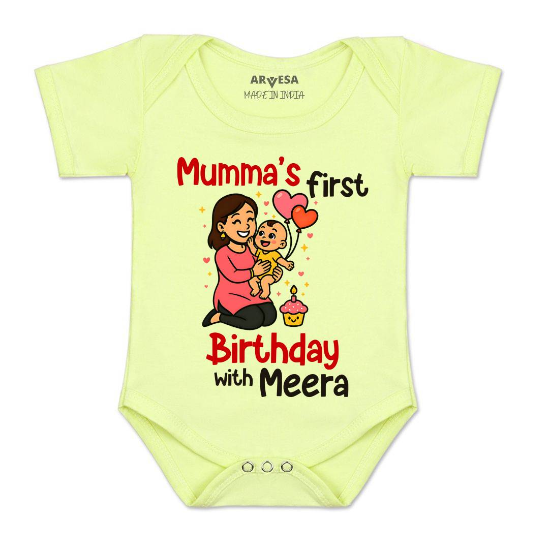 Arvesa Mumma First Birthday With Me Baby Boy & Girl Dress