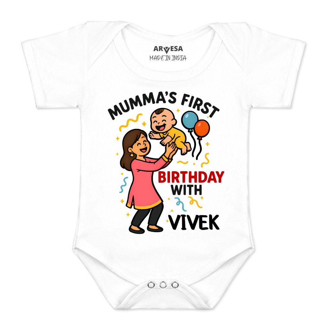 Arvesa Mumma First Birthday With Me Baby Boy & Girl Dress