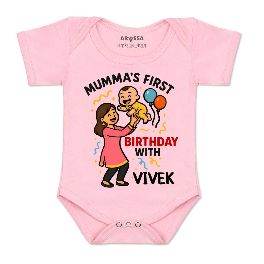 Arvesa Mumma First Birthday With Me Baby Boy & Girl Dress