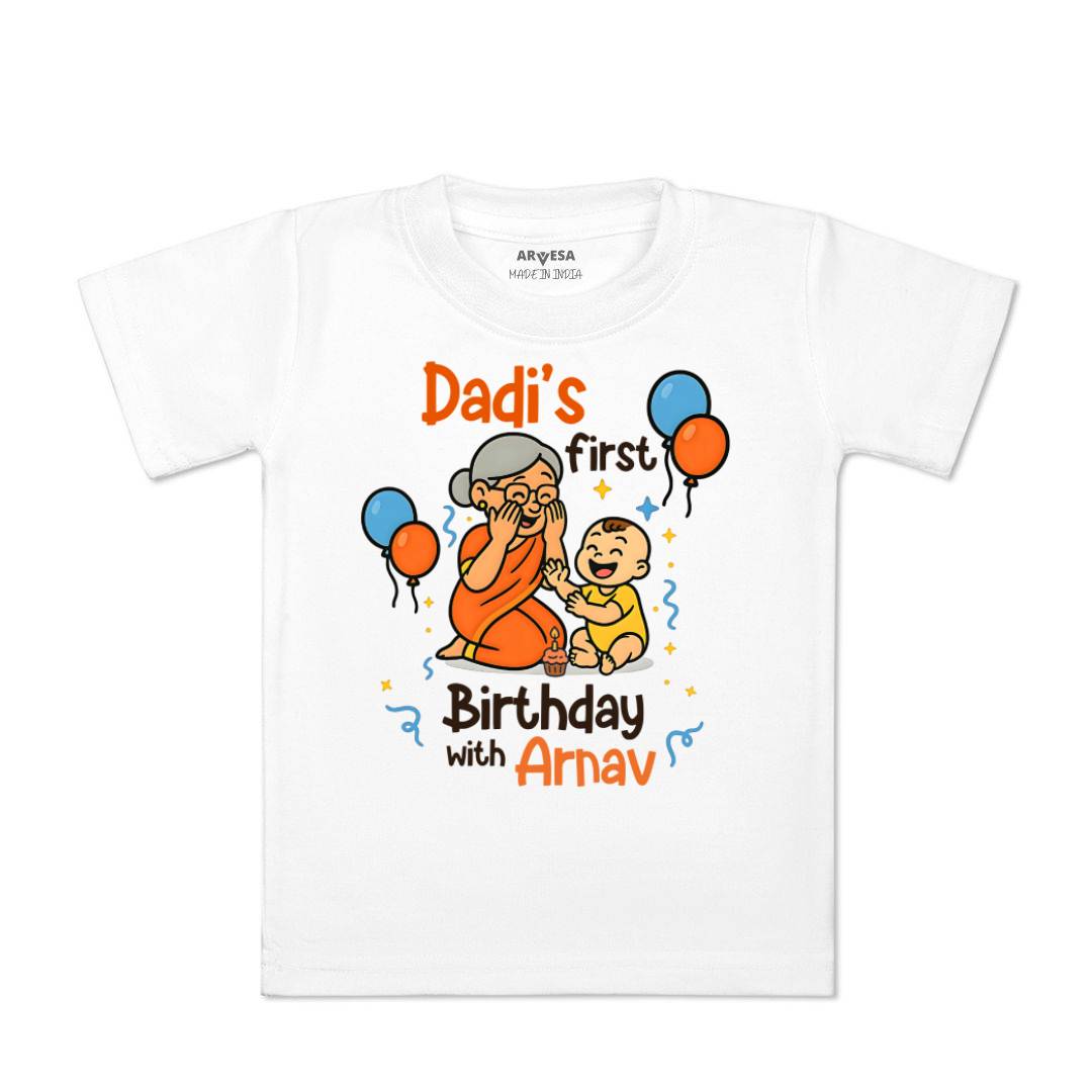 Arvesa Dadi First Birthday With Me Baby Boy & Girl Dress