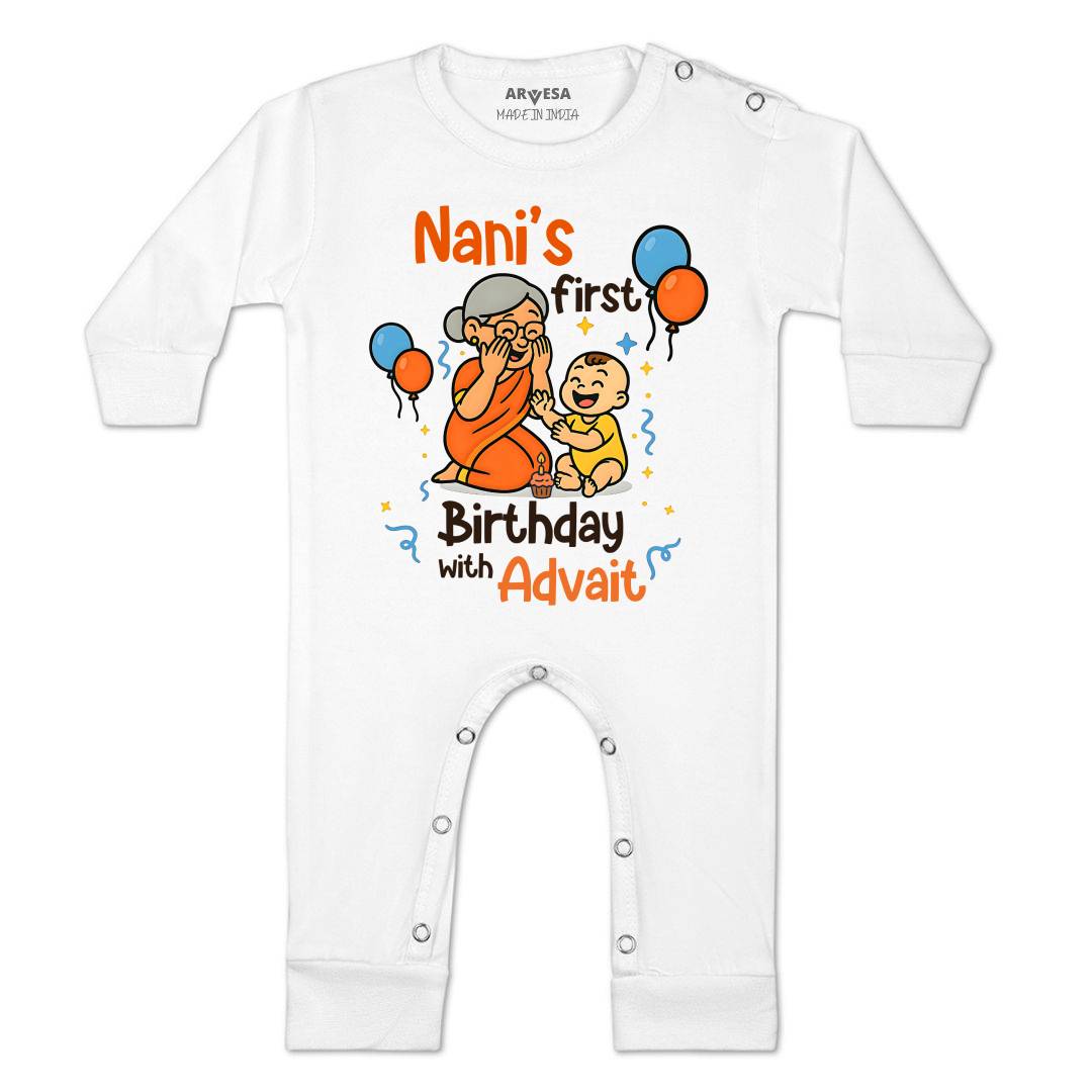 Arvesa Nani First Birthday With Me Baby Boy & Girl Dress