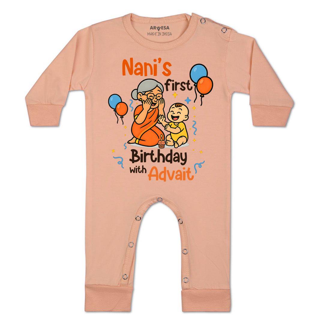 Arvesa Nani First Birthday With Me Baby Boy & Girl Dress
