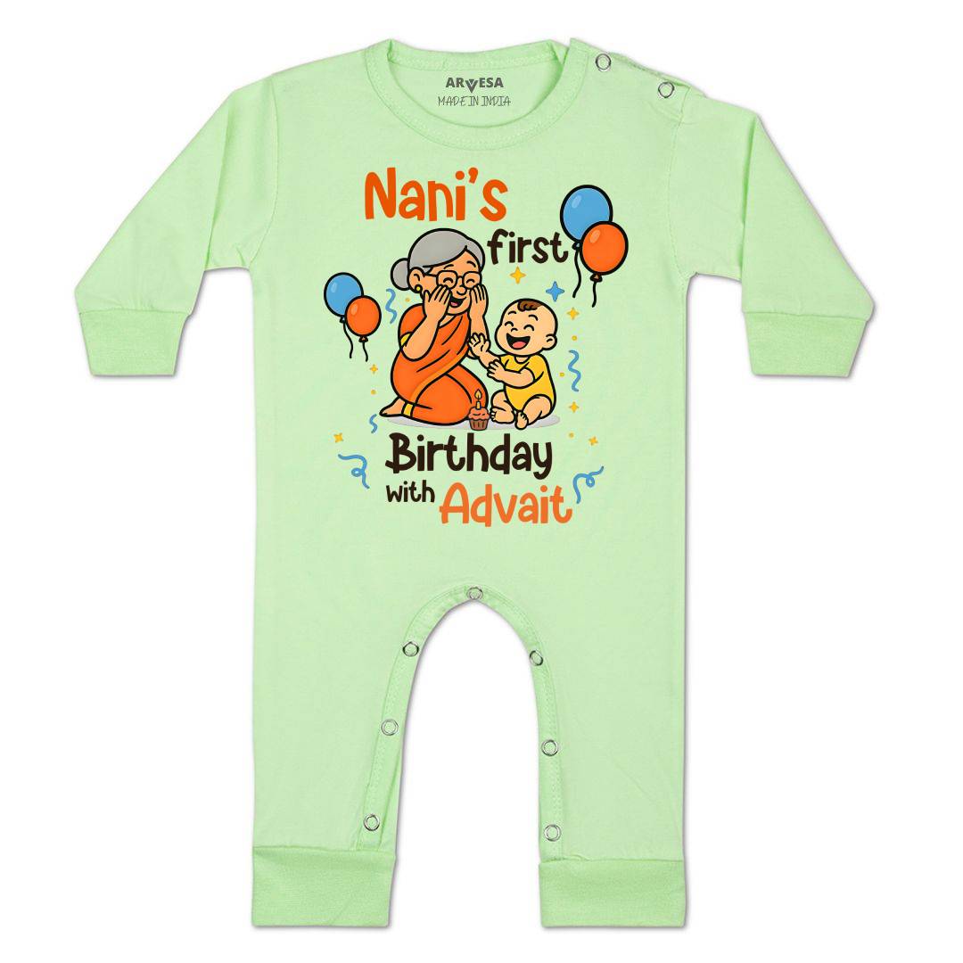 Arvesa Nani First Birthday With Me Baby Boy & Girl Dress