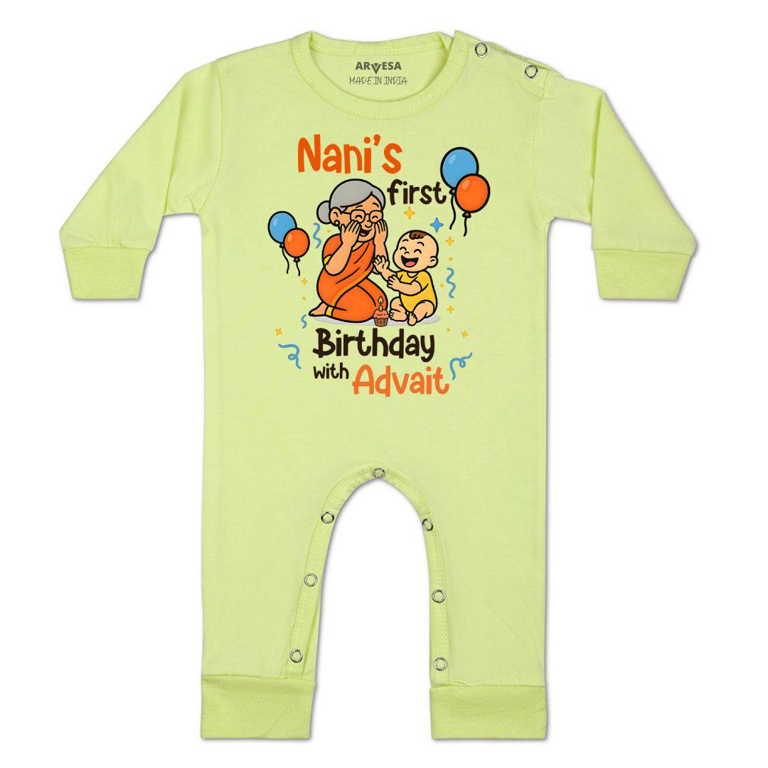 Arvesa Nani First Birthday With Me Baby Boy & Girl Dress