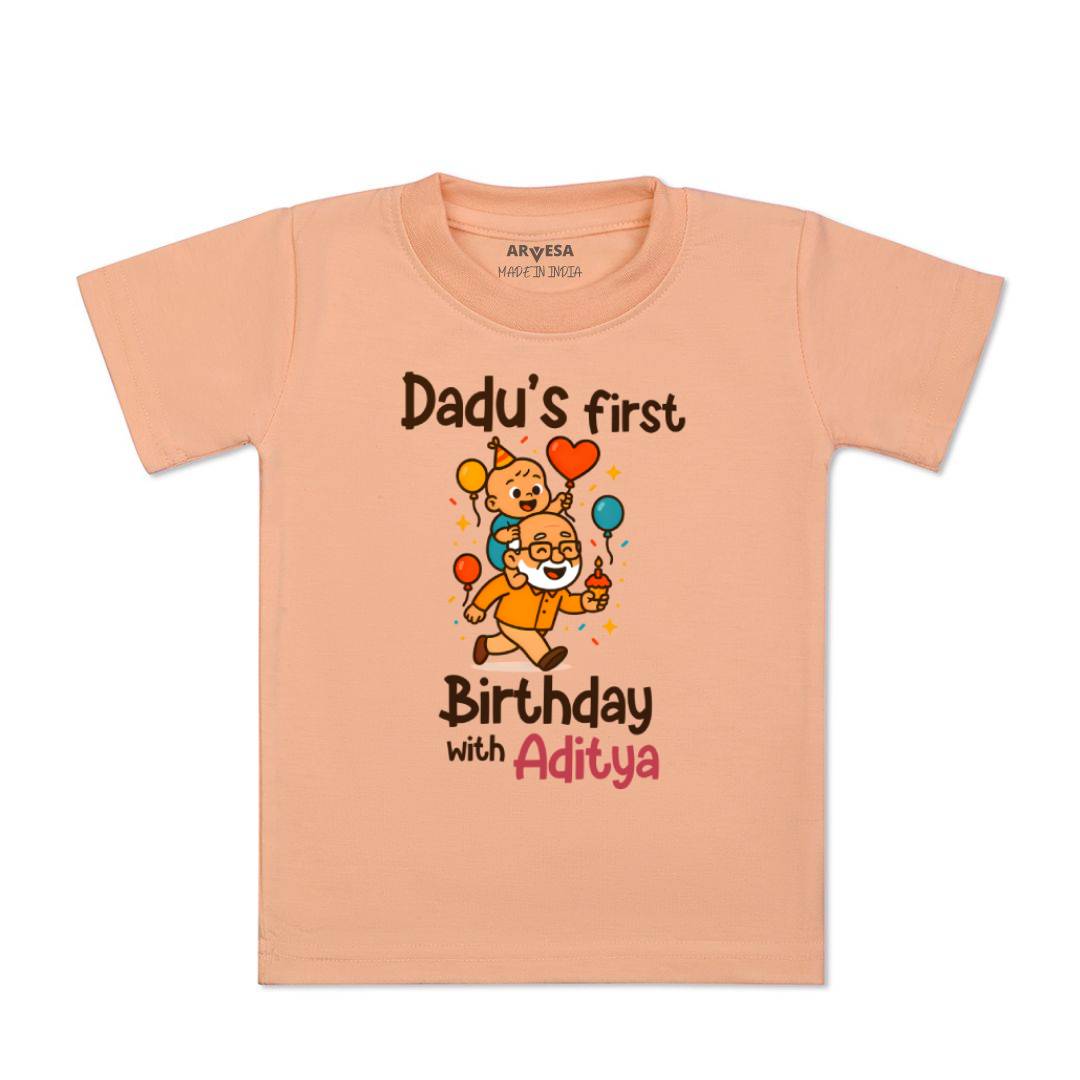 Arvesa Dadu First Birthday With Me Baby Boy & Girl Dress