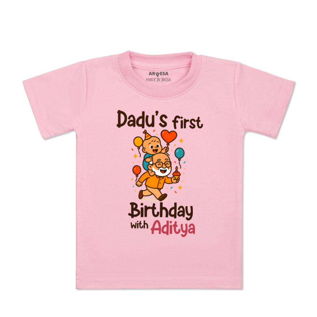 Arvesa Dadu First Birthday With Me Baby Boy & Girl Dress