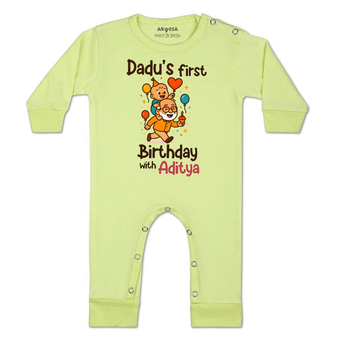 Arvesa Dadu First Birthday With Me Baby Boy & Girl Dress