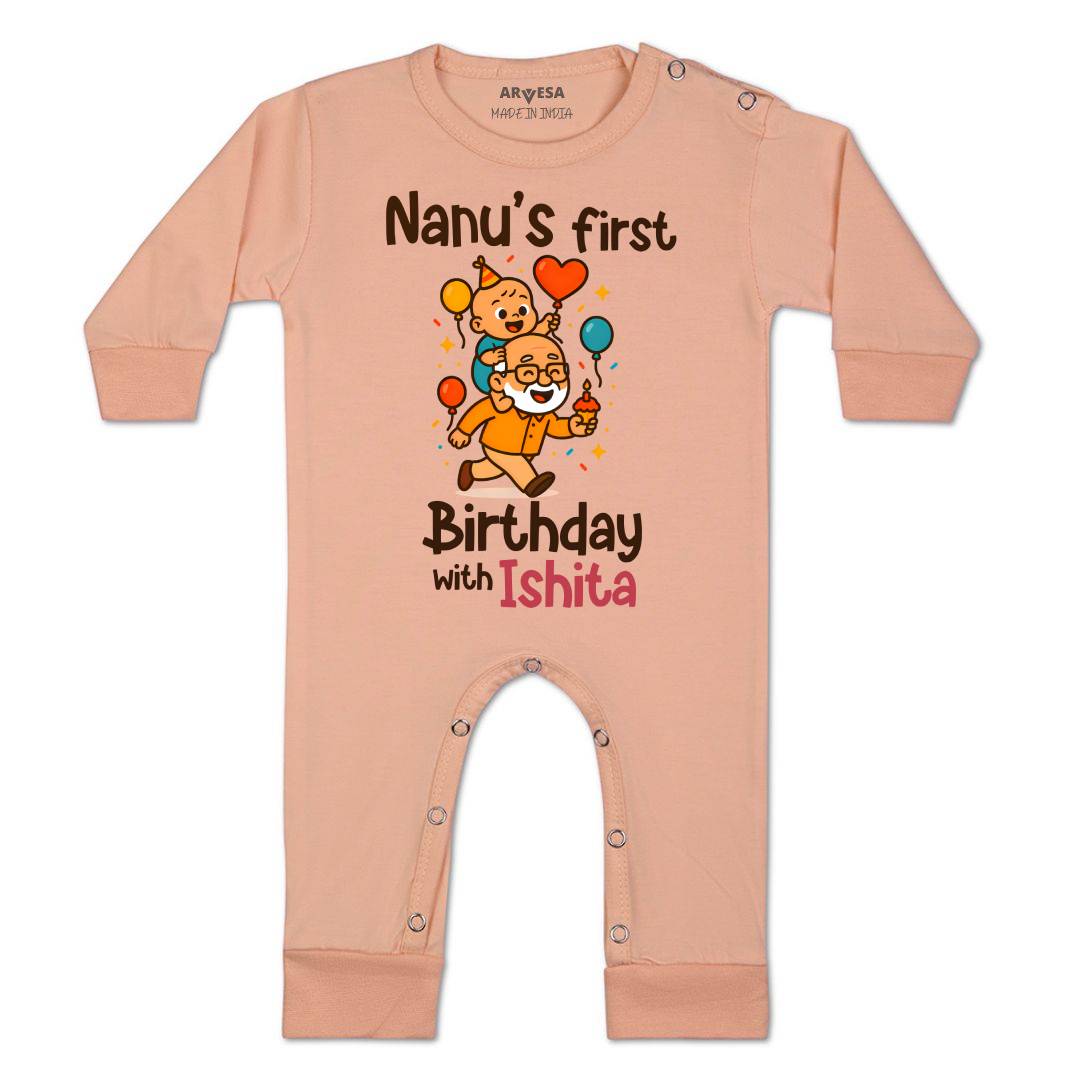 Arvesa Nanu First Birthday With Me Baby Boy & Girl Dress