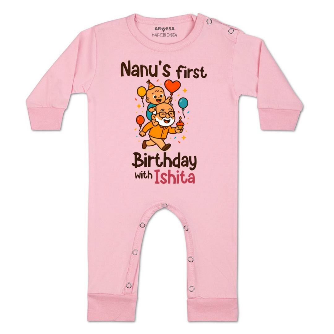 Arvesa Nanu First Birthday With Me Baby Boy & Girl Dress