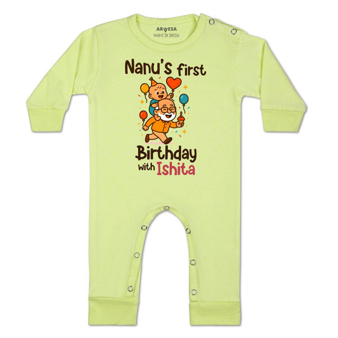 Arvesa Nanu First Birthday With Me Baby Boy & Girl Dress
