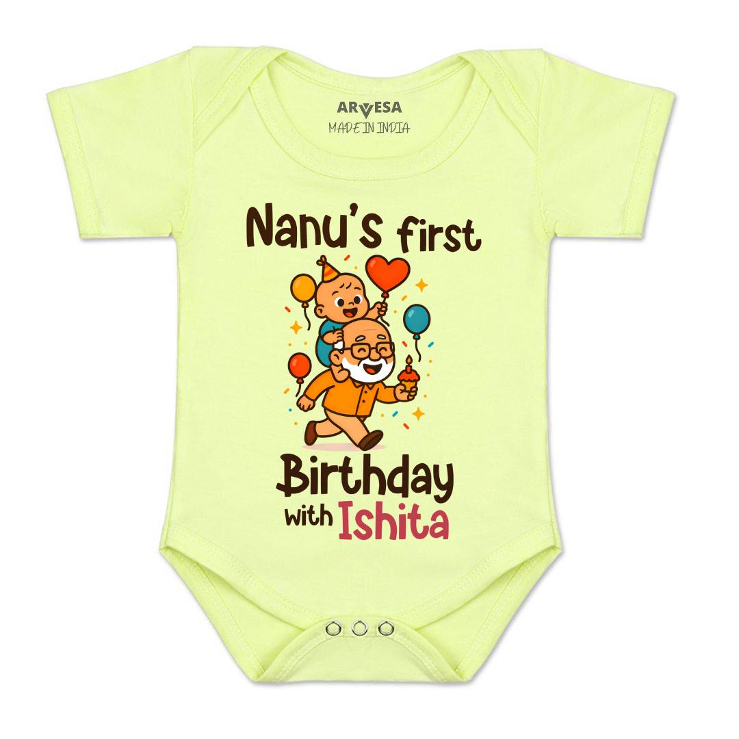 Arvesa Nanu First Birthday With Me Baby Boy & Girl Dress