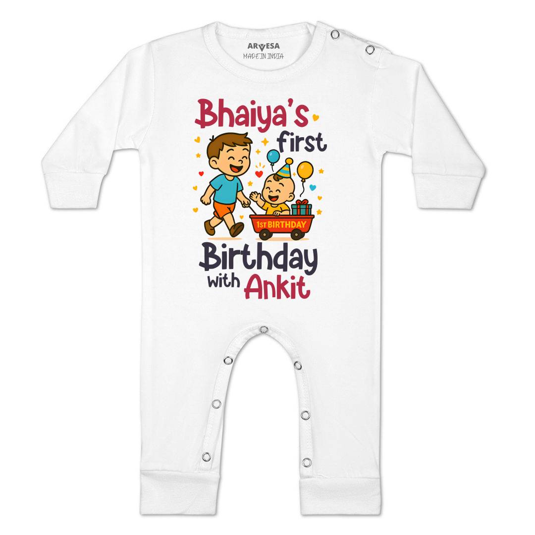 Arvesa Bhaiya First Birthday With Me Baby Boy & Girl Dress