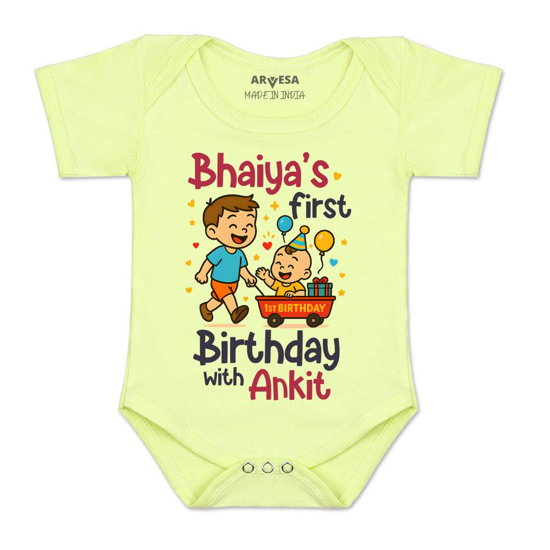 Arvesa Bhaiya First Birthday With Me Baby Boy & Girl Dress