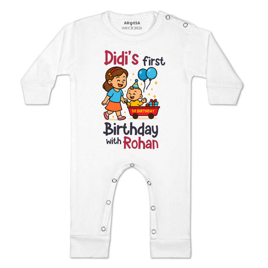 Arvesa Didi First Birthday With Me Baby Boy & Girl Dress