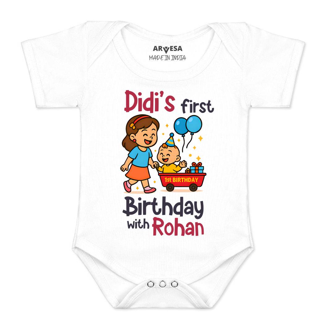 Arvesa Didi First Birthday With Me Baby Boy & Girl Dress